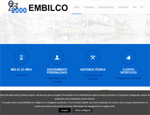 Tablet Screenshot of embilco.com